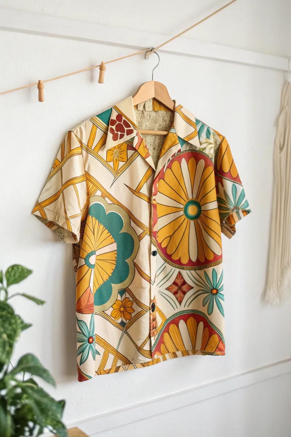 Celebrate in style with a groovy retro-themed birthday shirt. Perfect for adding a splash of fun!