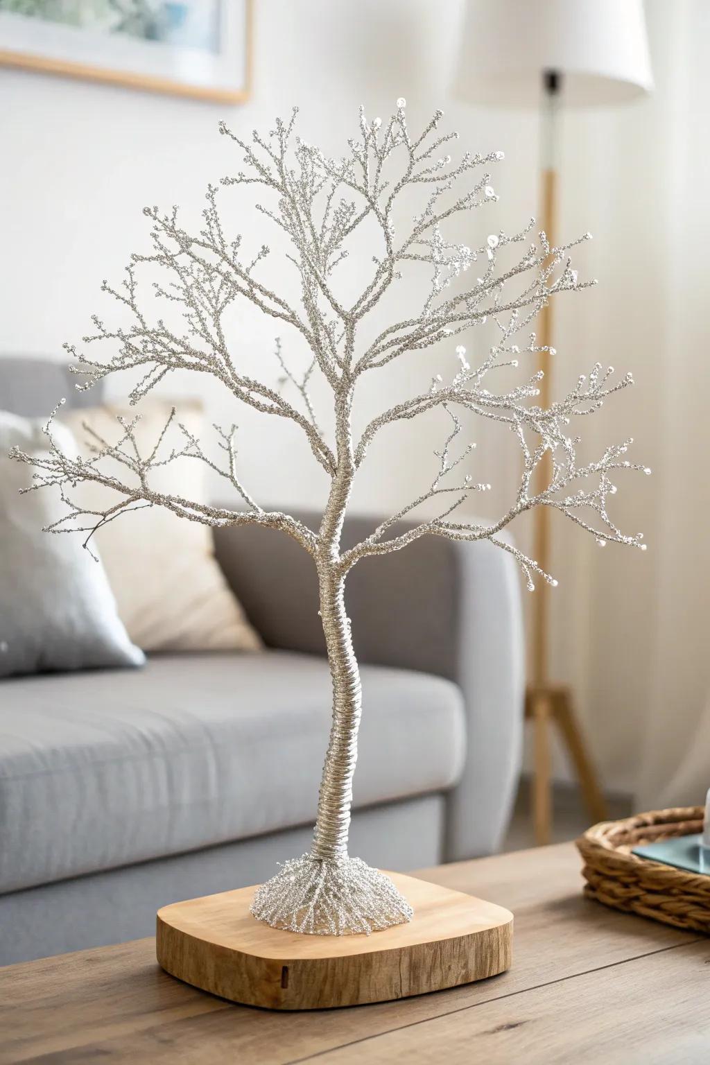 Elegance in Simplicity: A Wire Art Masterpiece