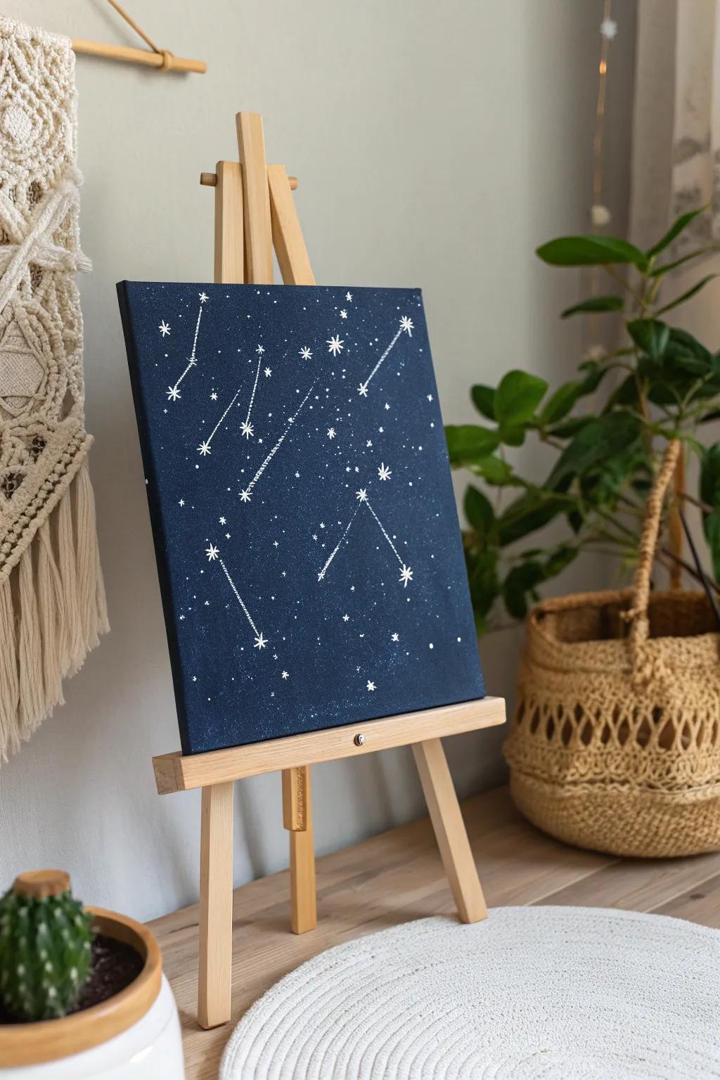 Capture the magic of the night with your little artist's touch.