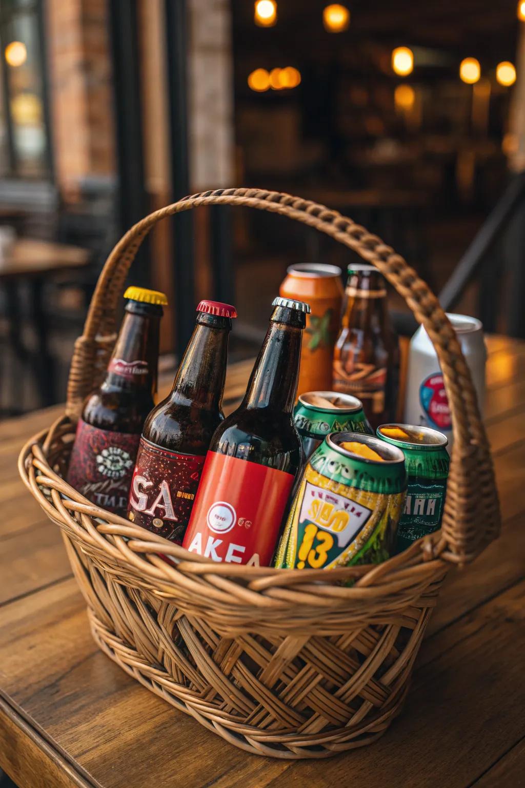 Discover a Festival of Flavors with our curated beer basket!