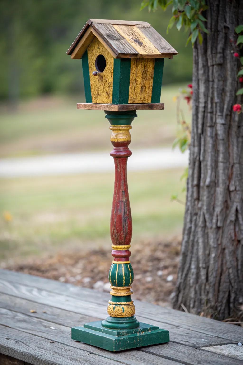 Transform old into bold: Upcycled furniture legs making a stylish comeback in your garden!