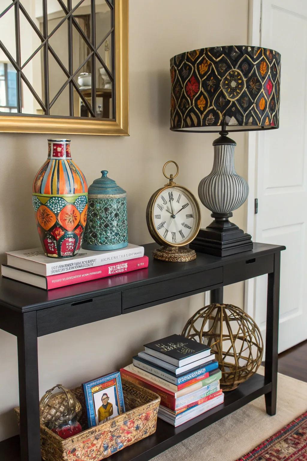 An eclectic mix adds boldness and character.