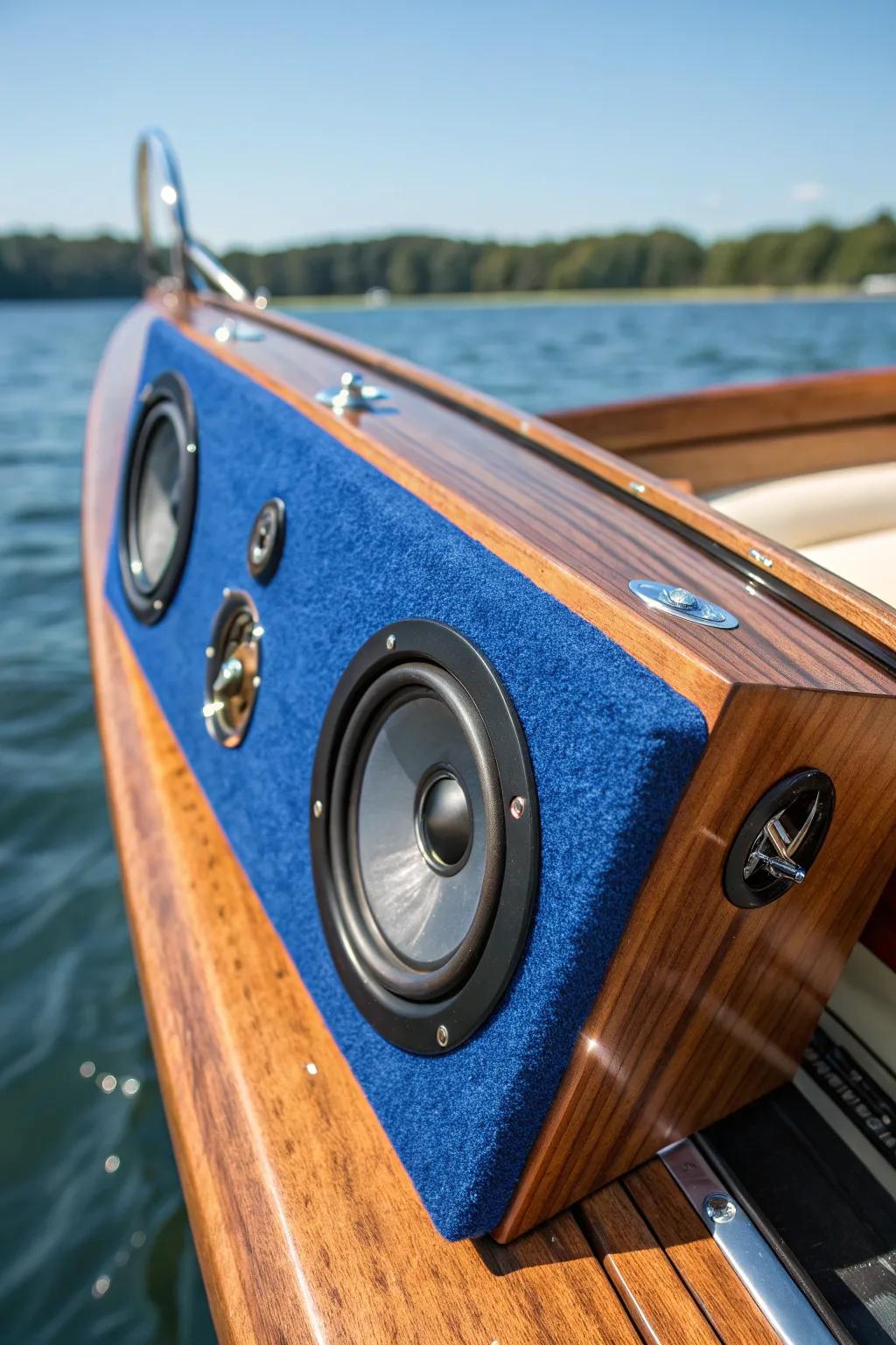 Elevate your sound on the water with DIY floating mounts - the perfect blend of style and function!