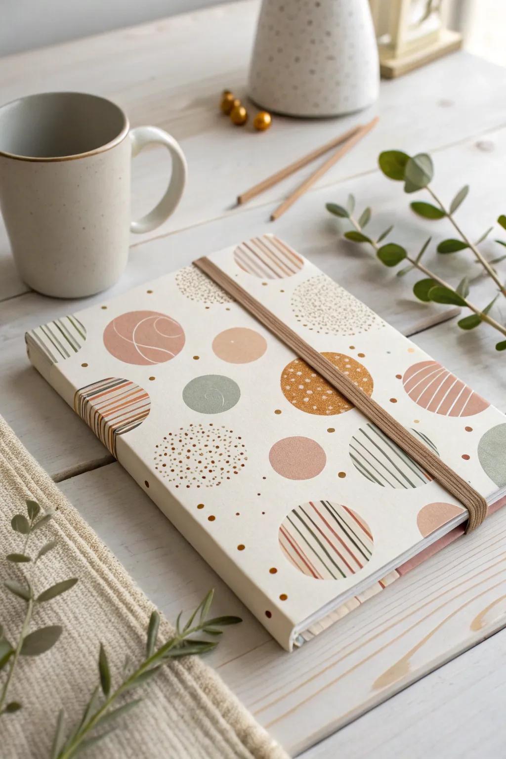 Embrace playful patterns for a book cover that tells its own story.