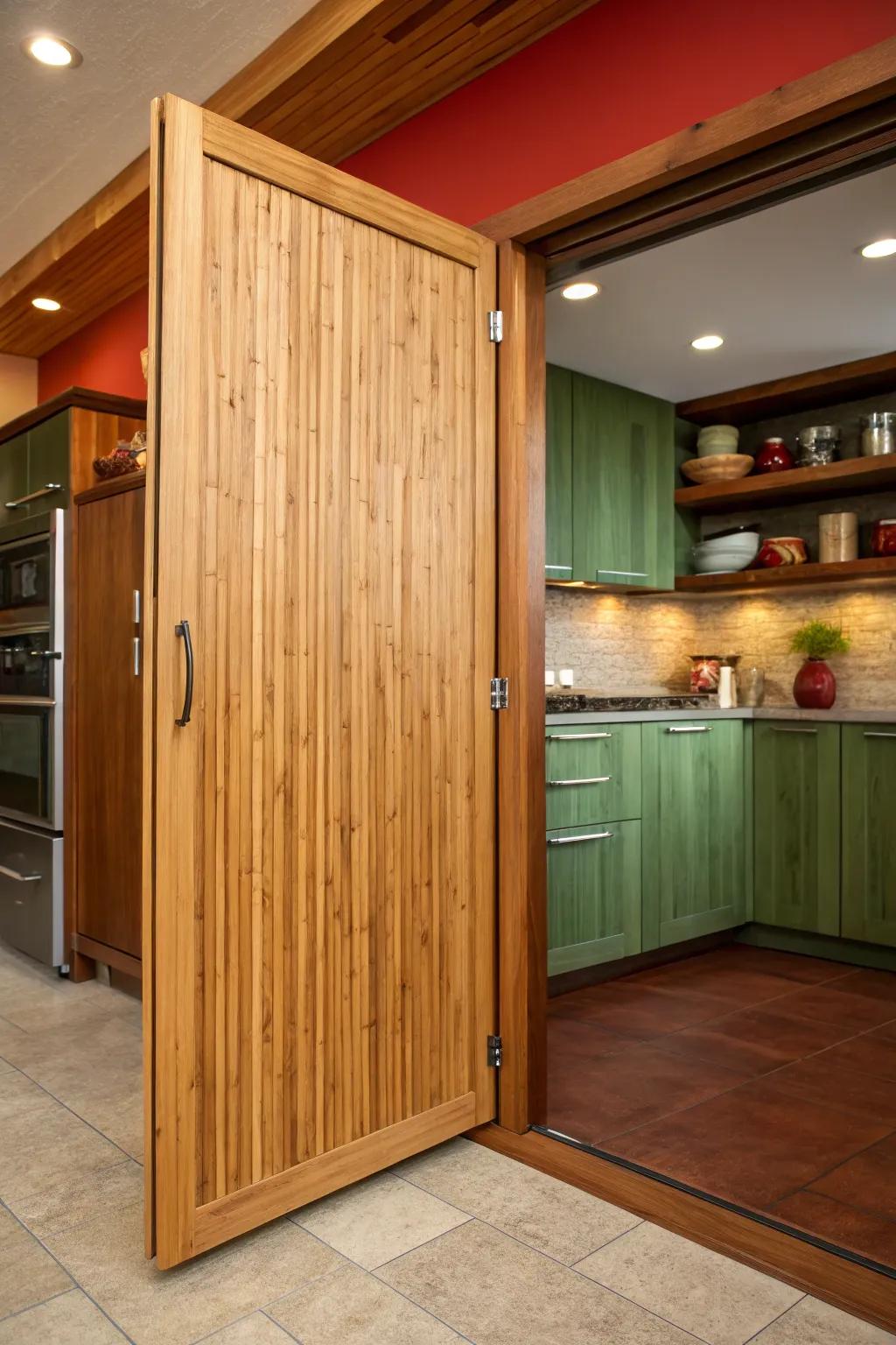 Elevate your kitchen with the timeless elegance of bamboo: where style meets sustainability.