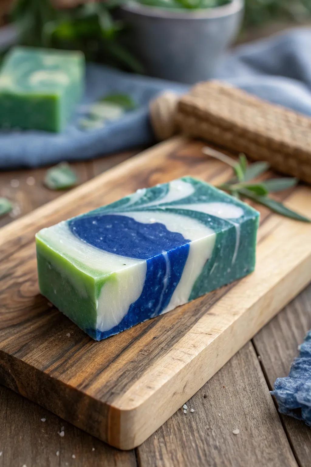 Craft your own camping convenience: Single-use soap slices for a fresh and mess-free wash in the wild.