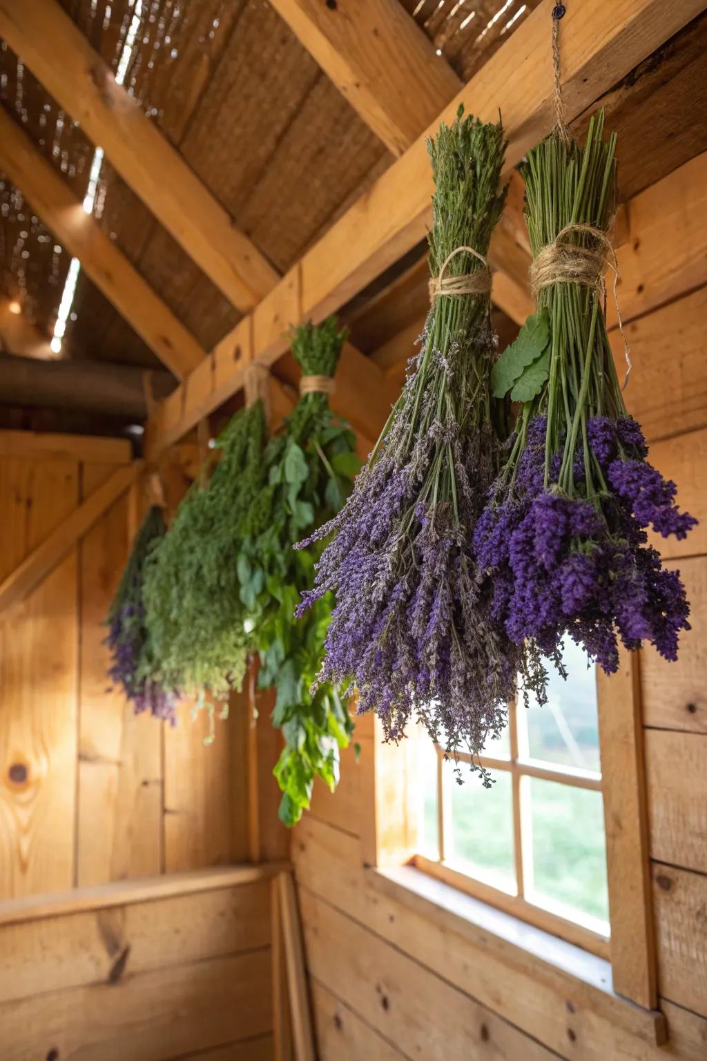 Transform your coop into an aromatic haven with the bold colors and scents of fresh herbs.
