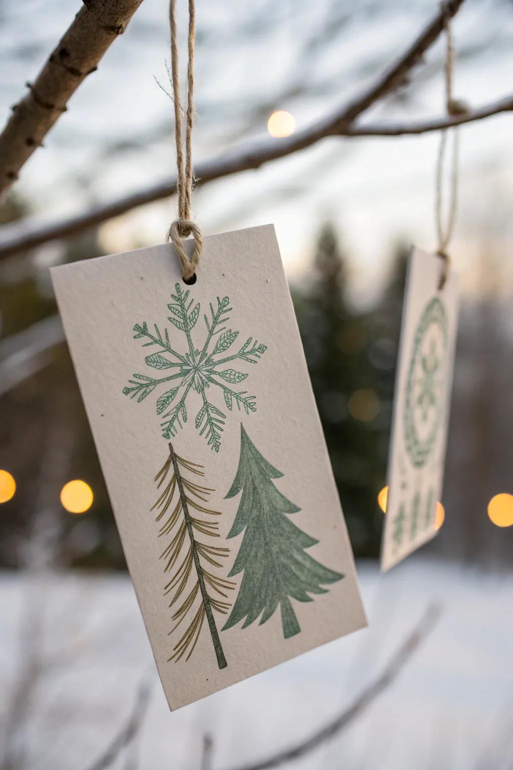 Twirl into the holiday spirit with this charming spinner card, where simplicity meets festive fun.