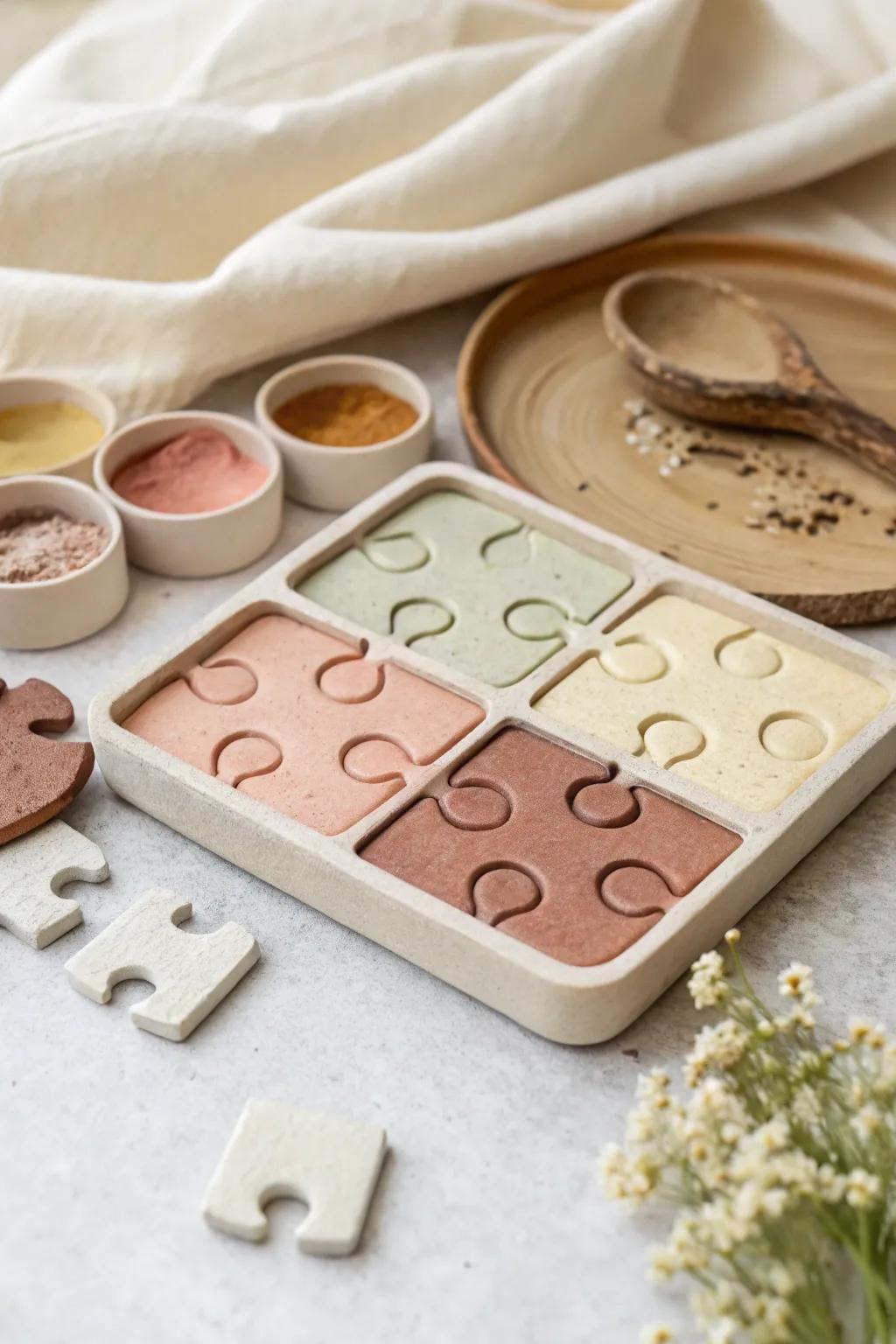 Unleash your creativity with this interactive puzzle palette—where artistry meets playful design.