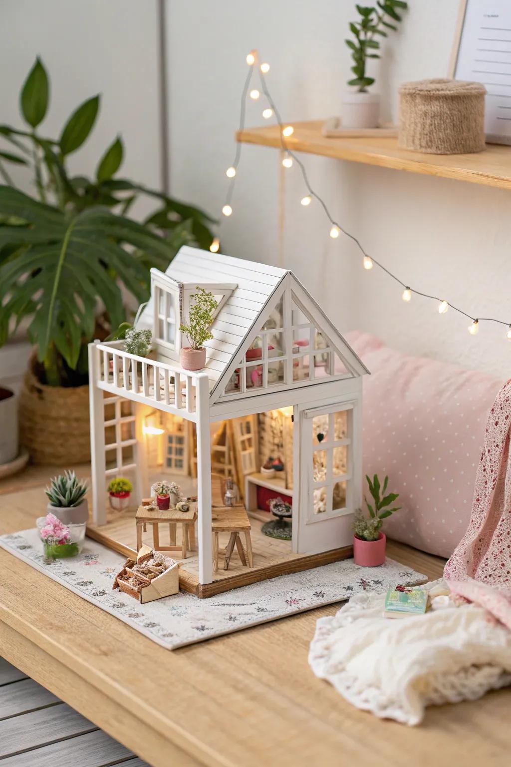 Create your enchanted world with our DIY Miniature Dollhouse Kit - where simplicity meets magical craftsmanship.