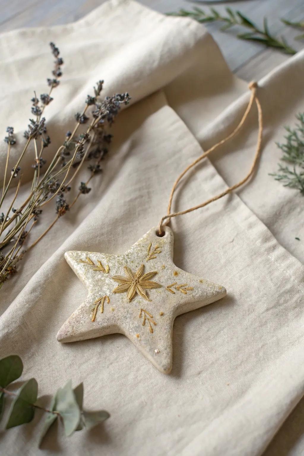 Capture the magic of handmade with this charming salt dough ornament – perfect for adding a touch of warmth and craftsmanship to any space.