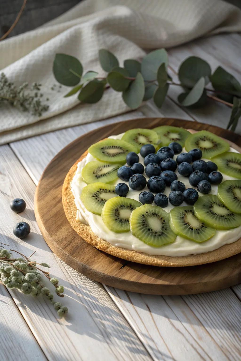 Dive into deliciousness with this ocean-inspired fruit pizza—your next beach party showstopper!