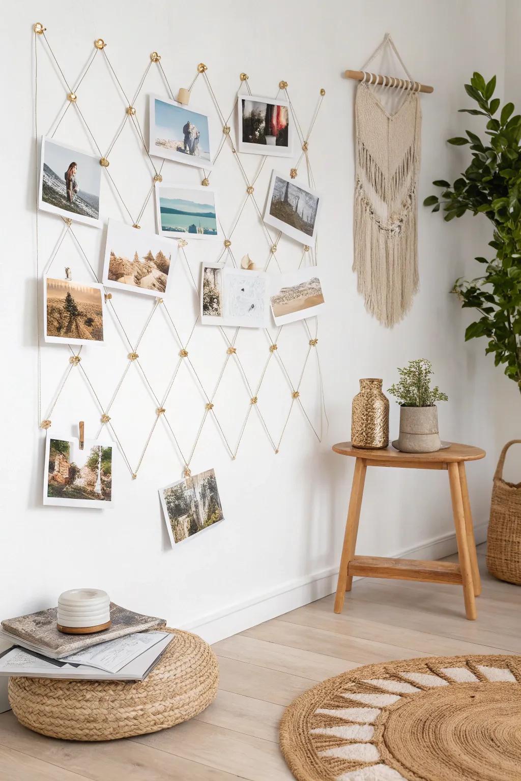 Pin your memories with style: Embrace the art of effortless photo display.