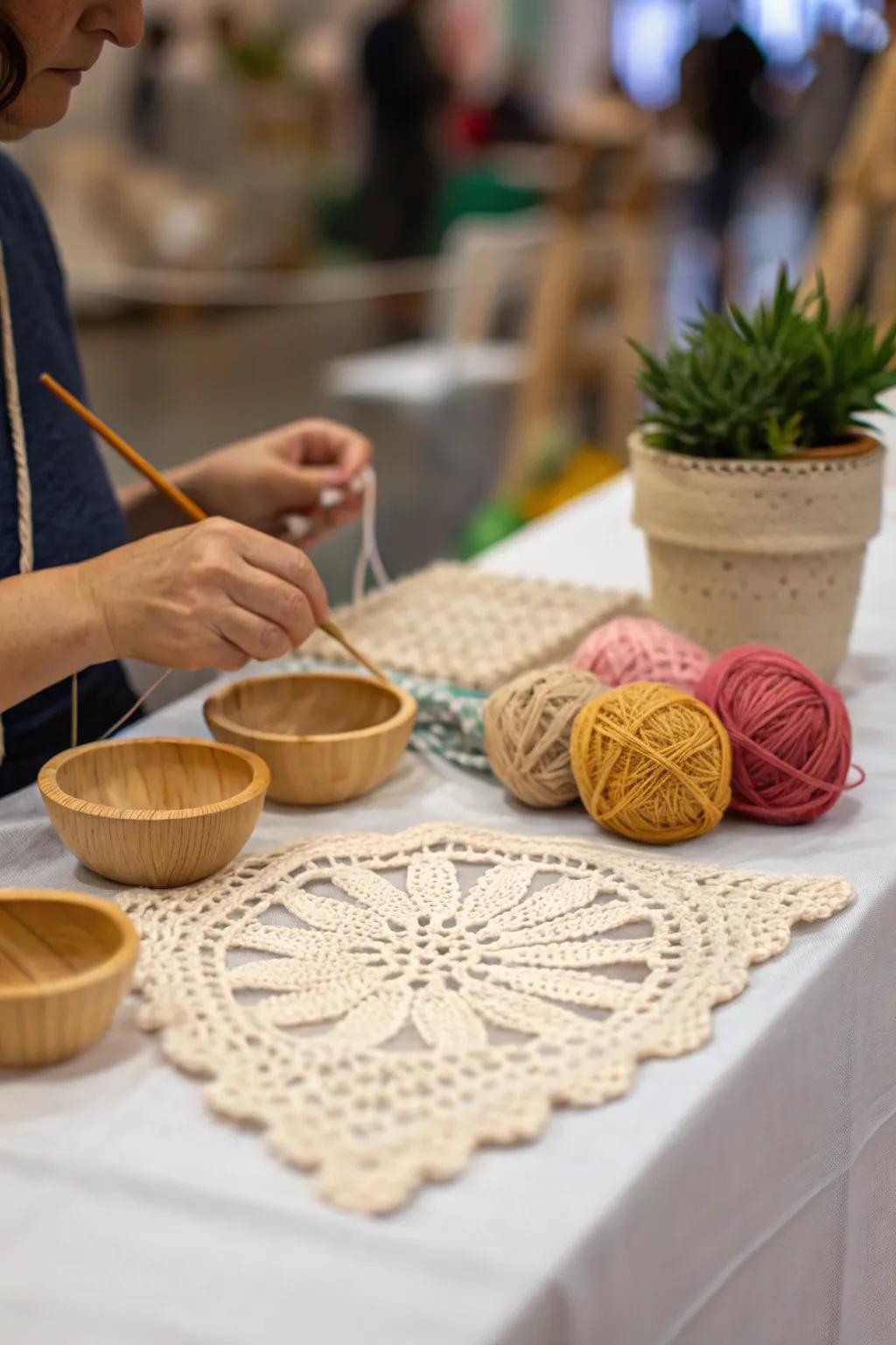 Captivating Crochet: Watch the Art Unfold at Our Live Demonstration