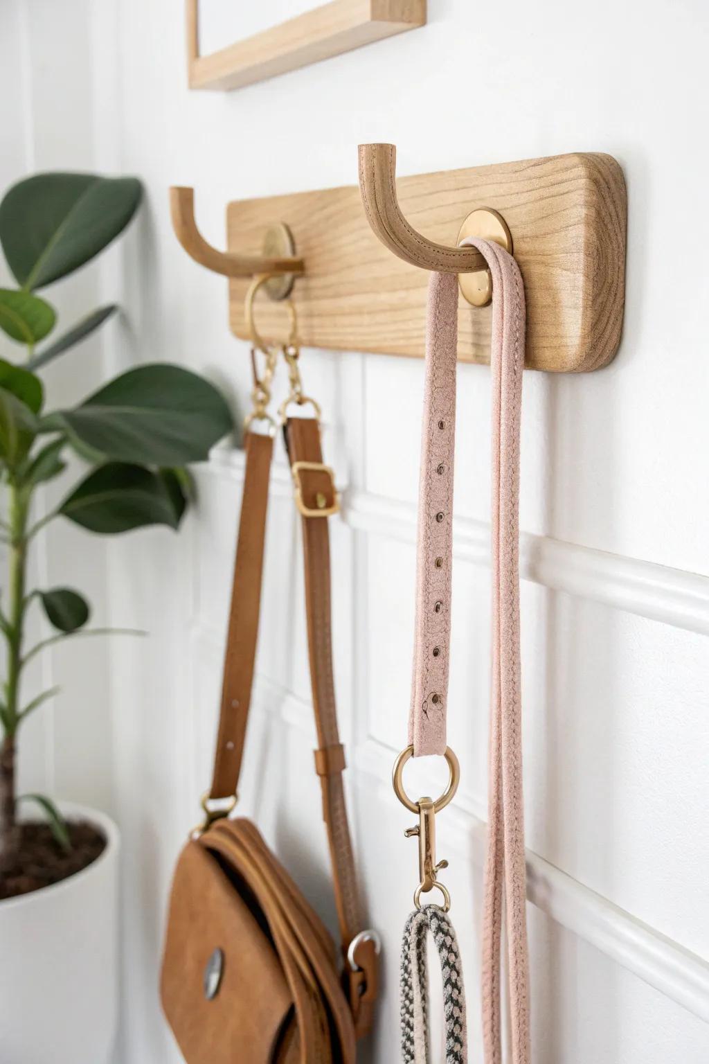 Elevate your pet's space with minimalist wall hooks that blend functionality with Scandinavian elegance.
