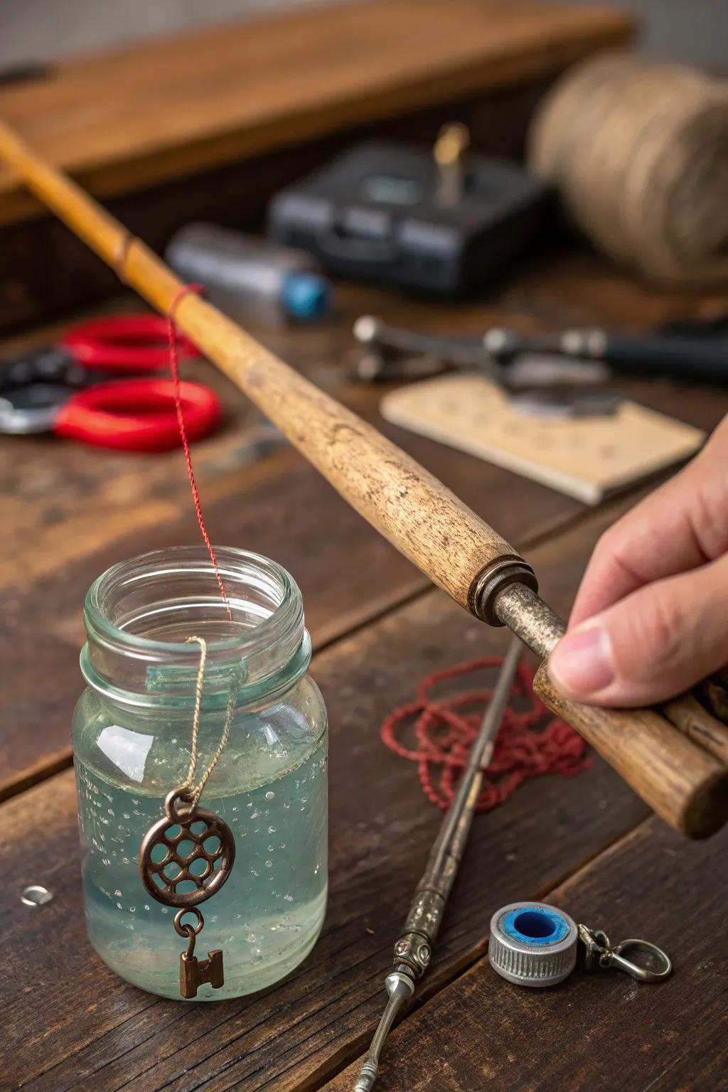 Unlock the mystery: Master the art of magnetic fishing for clues!