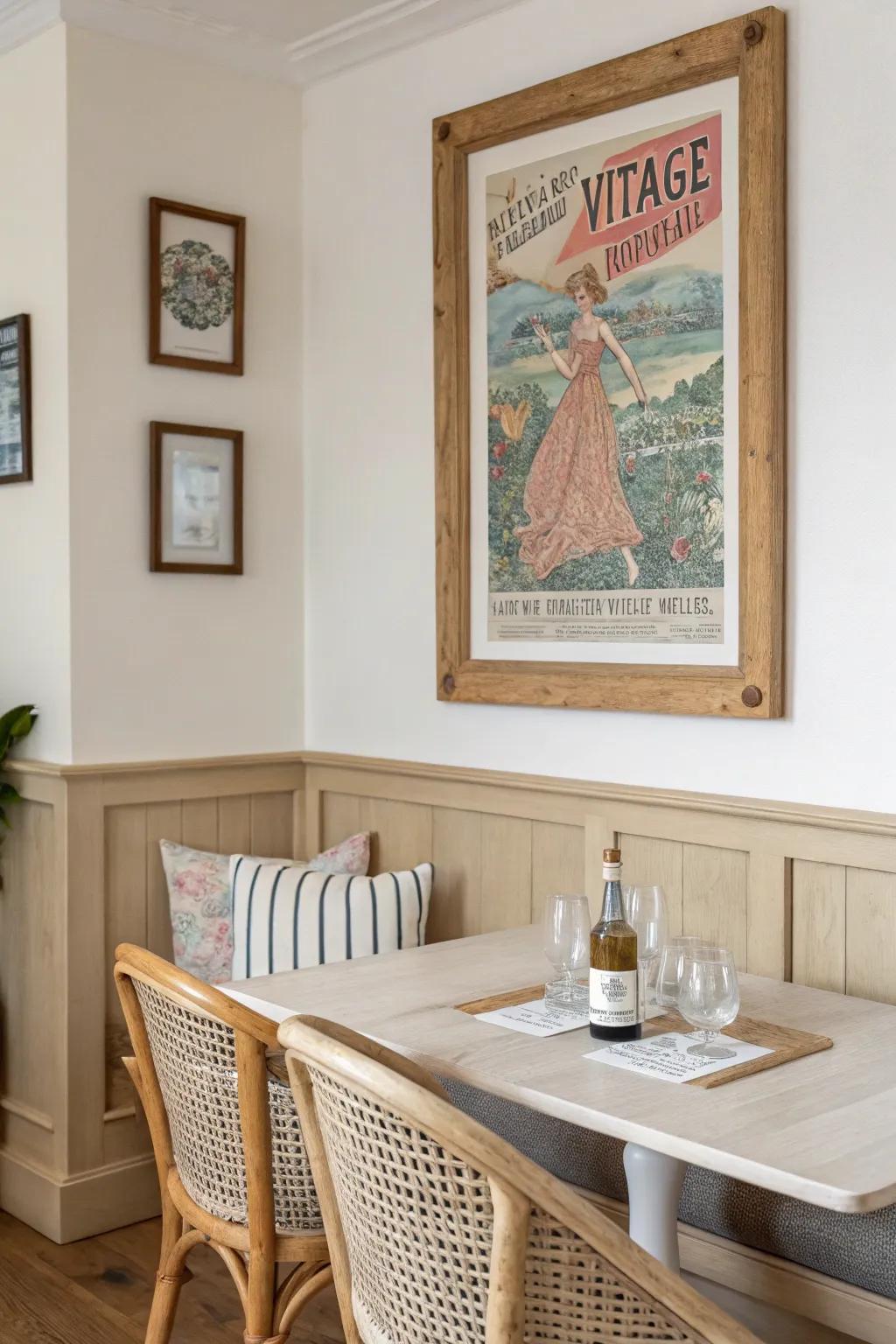 Transform your space with the timeless charm of framed vintage posters. A perfect blend of nostalgia and minimalist elegance.
