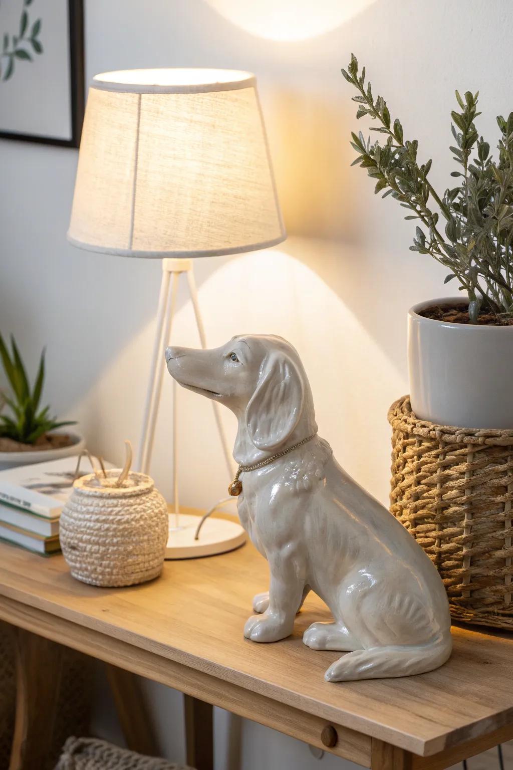 Illuminate your space with a touch of whimsy and elegance. This DIY ceramic figurine lamp combines Scandinavian minimalism with Boho flair. #DIYLamp #ScandiBoho