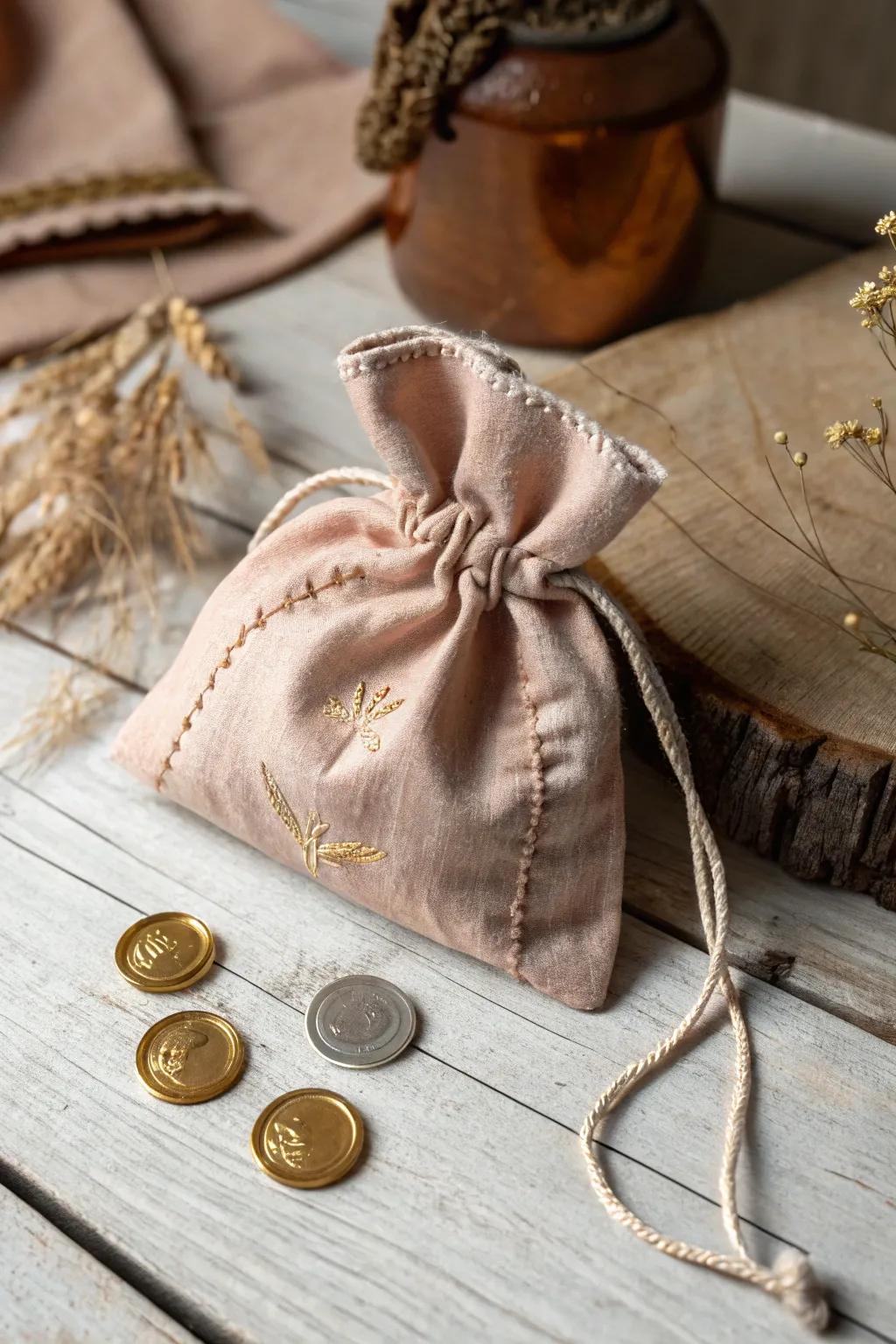 Embrace your inner pirate with this charming DIY treasure pouch—perfect for stashing sweet loot!