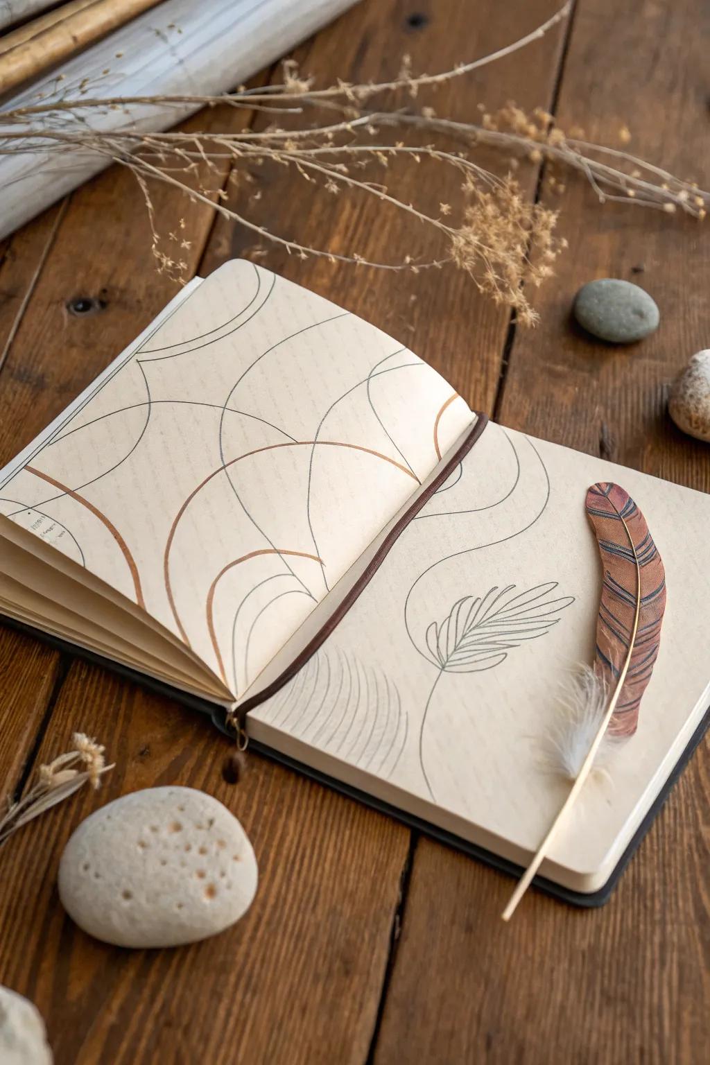 Dive into your imagination: Let your drawings transform words and music into visual poetry.