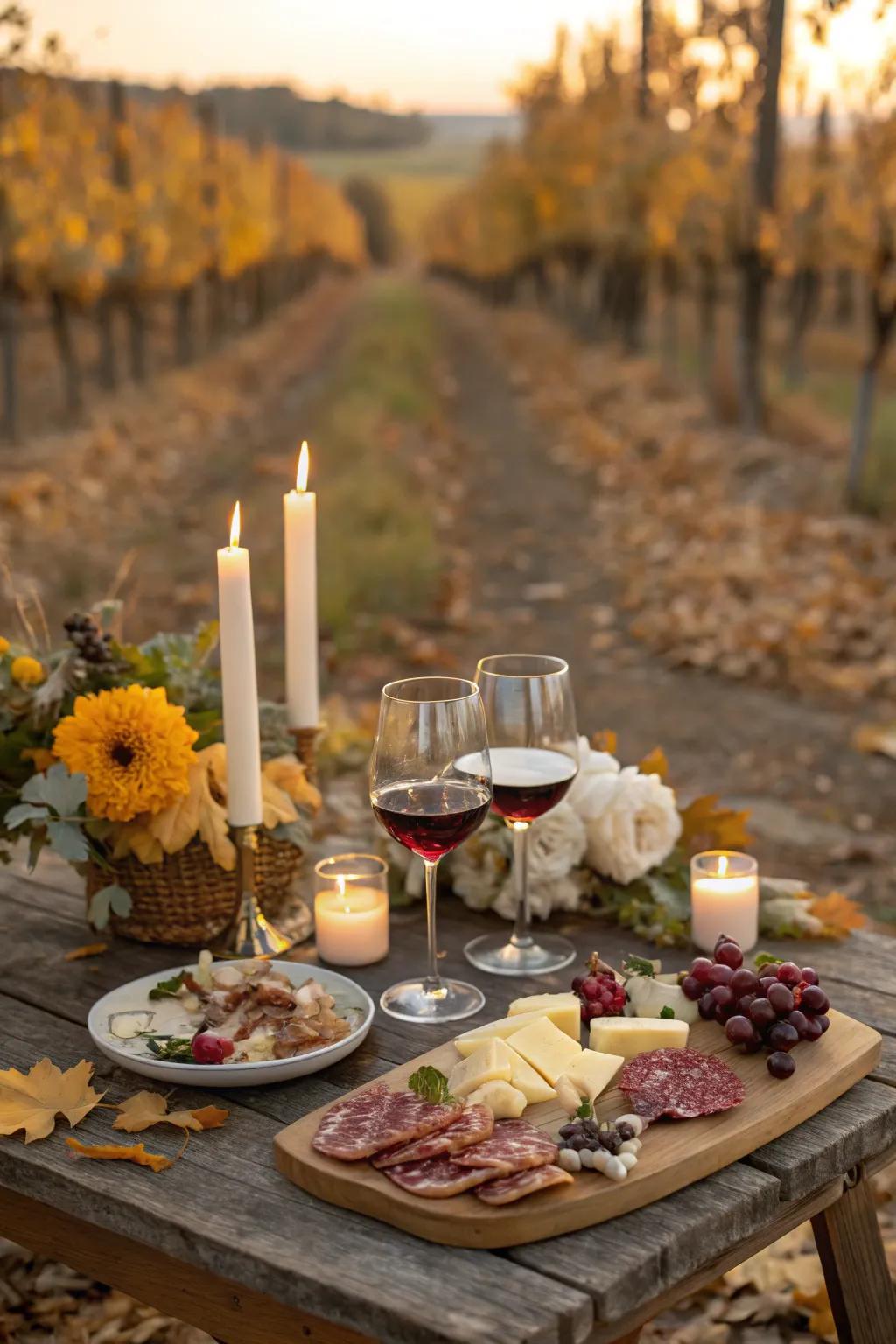 Indulge in a refined wine tasting experience for your fall birthday.