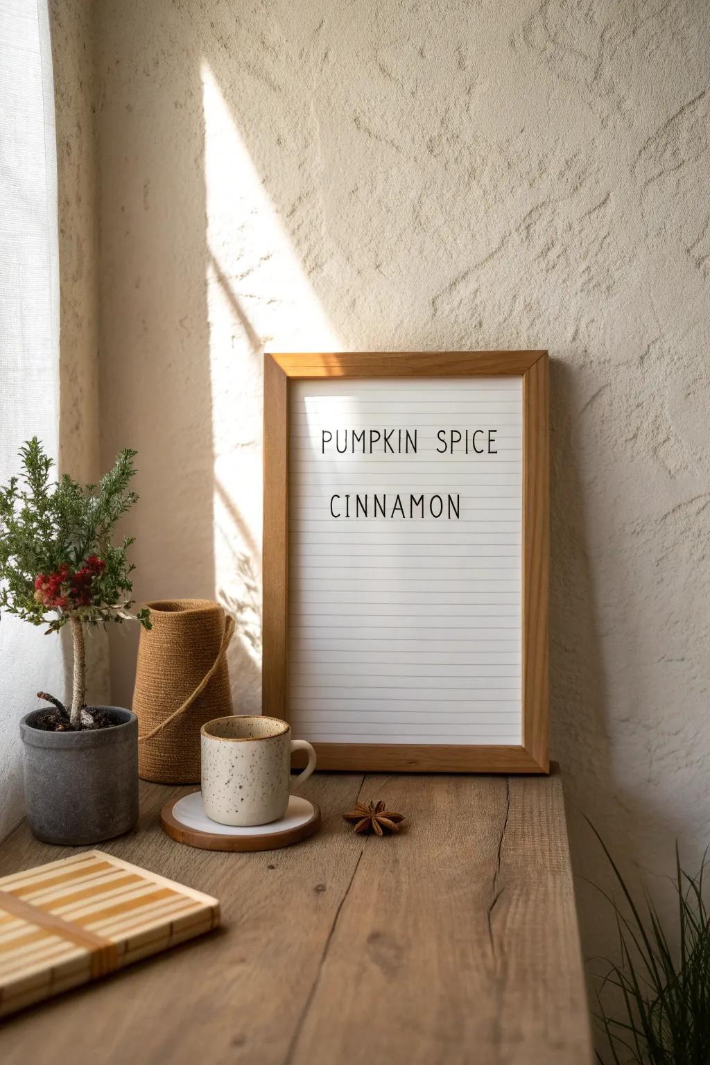 Welcome to your cozy coffee escape - where seasonal flavors meet minimalist charm.