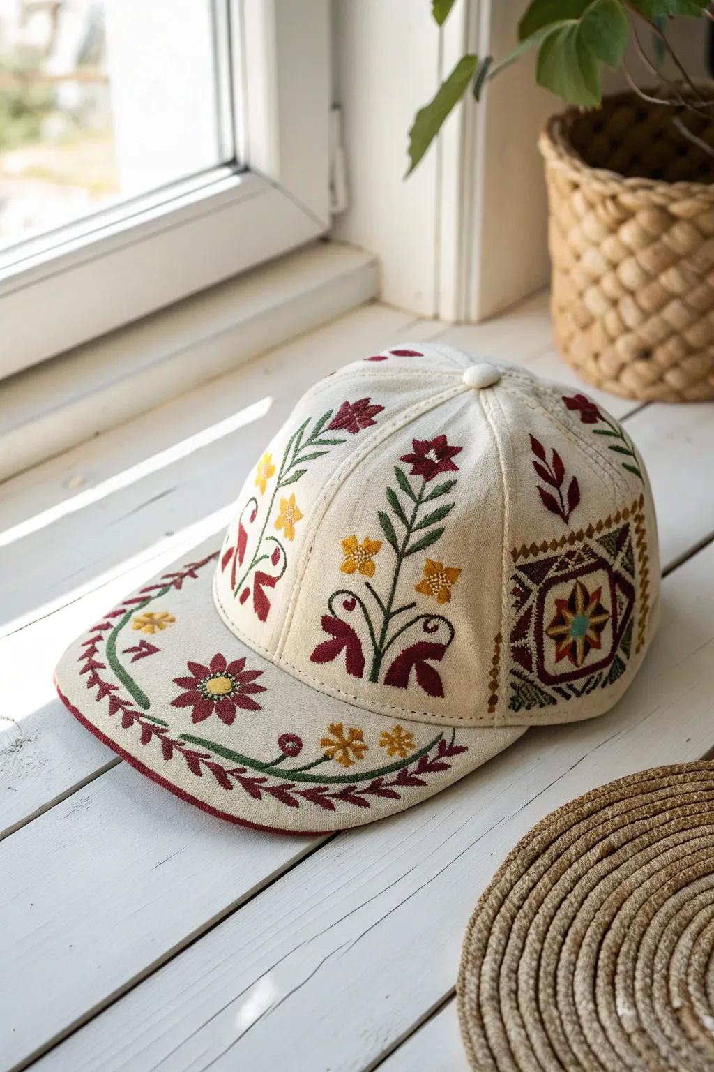 Embrace tradition with a touch of elegance—folk art embroidery that tells a story.