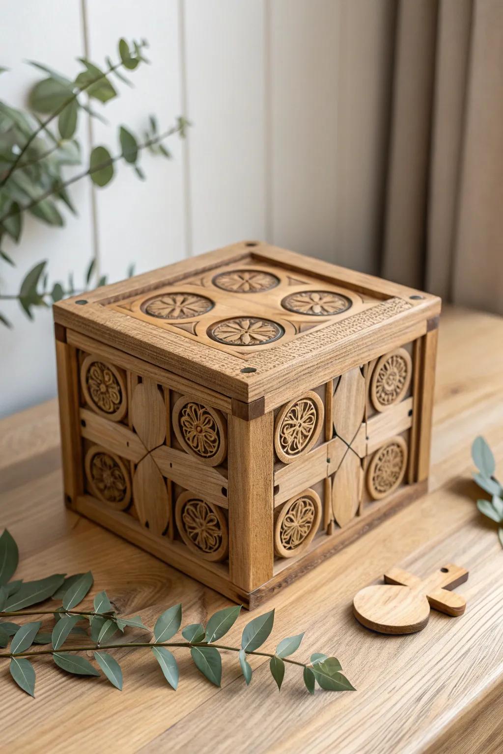 Unlock the mystery and beauty of giving with our interactive puzzle box!