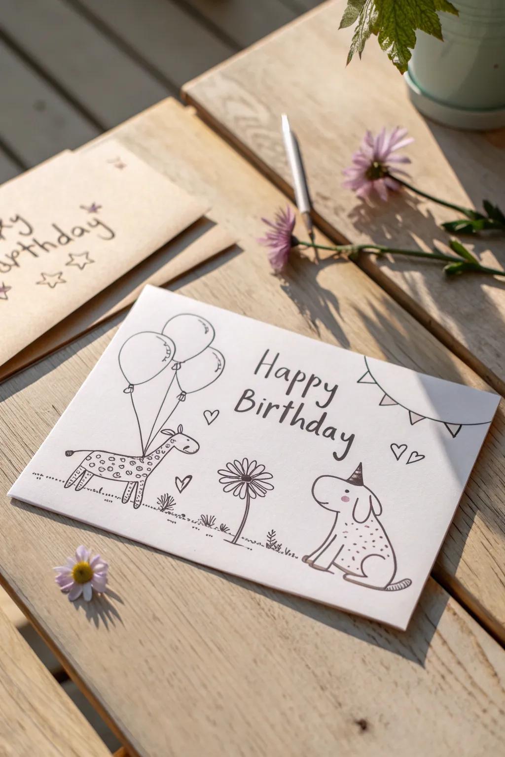 Whimsically crafted doodles bring laughter and love to your special day!