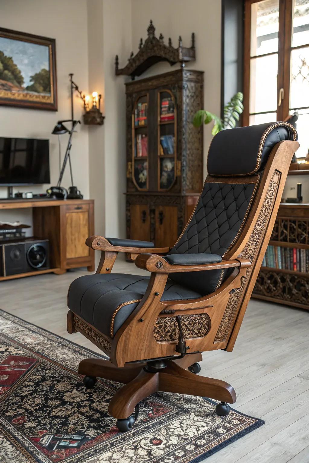 Blending tradition and modernity for a unique look.