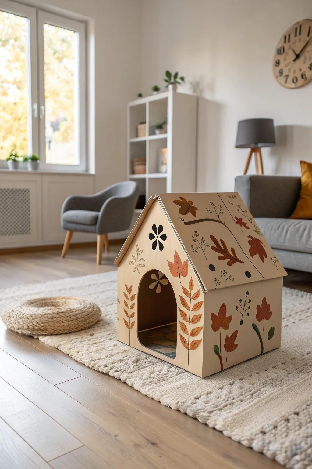 Transform your cat's home with seasonal charm and minimalist elegance. 🍂🐱 #FallDecor #CatHome