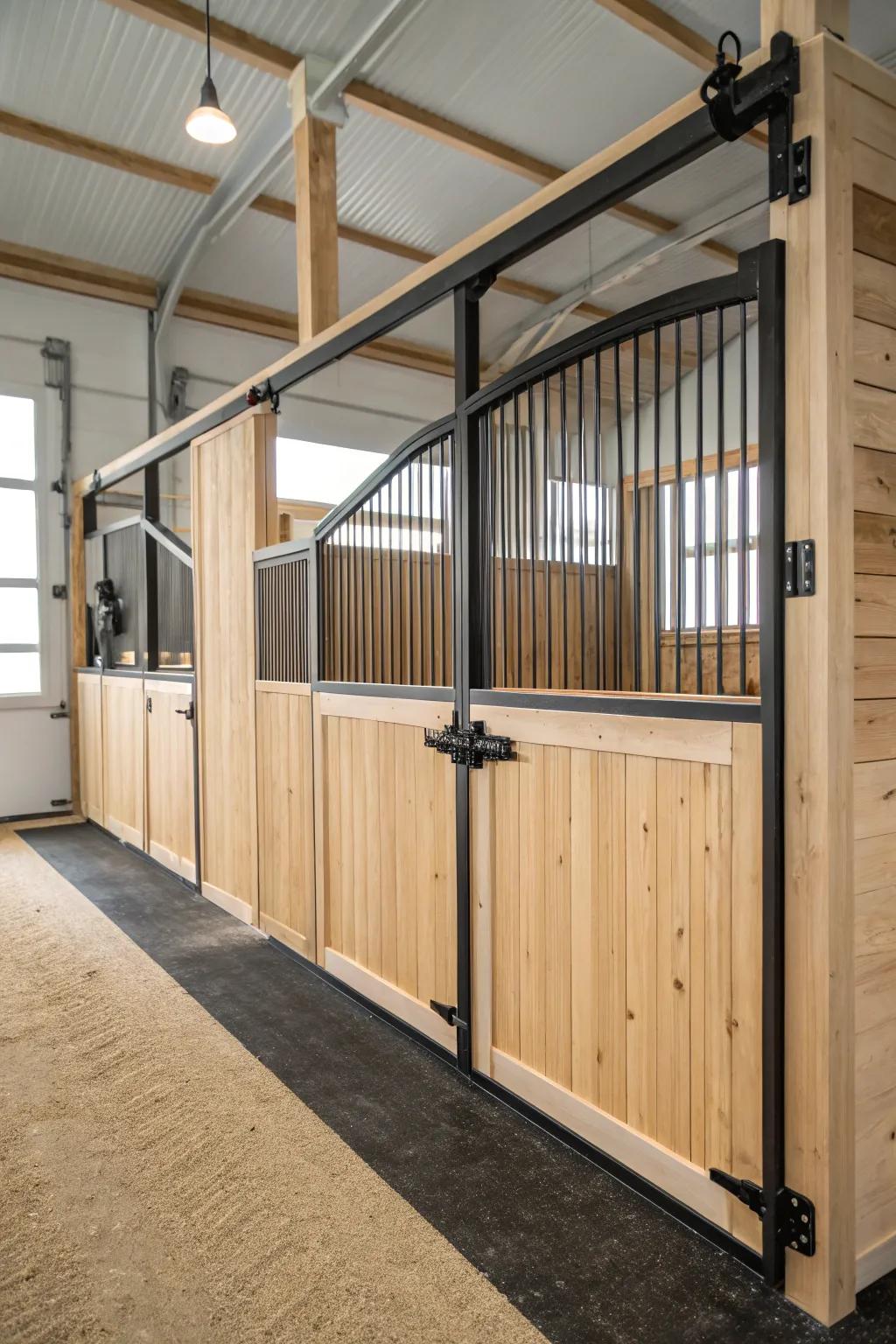 Elegance in adaptability: Discover the beauty of modular horse stall designs.
