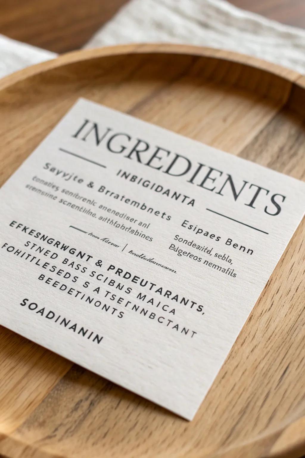 Typography Triumph: Transform your kitchen with the perfect font.