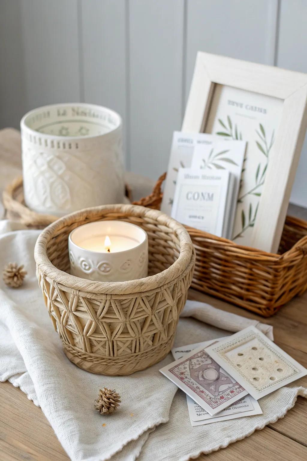 Bring warmth and luck into any home with our elegantly crafted Lottery Ticket Gift Basket.
