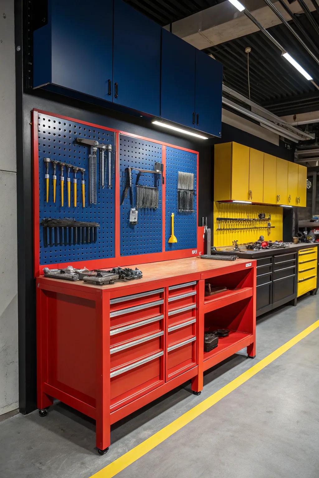 Master the art of organization with purpose-driven workshop zones!