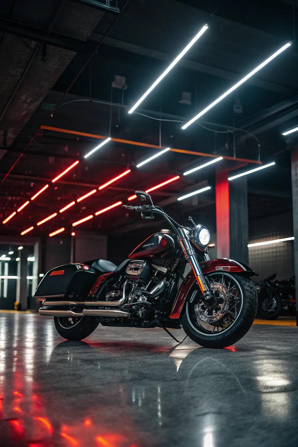 Illuminate your passion: Transform your garage into a stunning showroom with the power of perfect lighting.