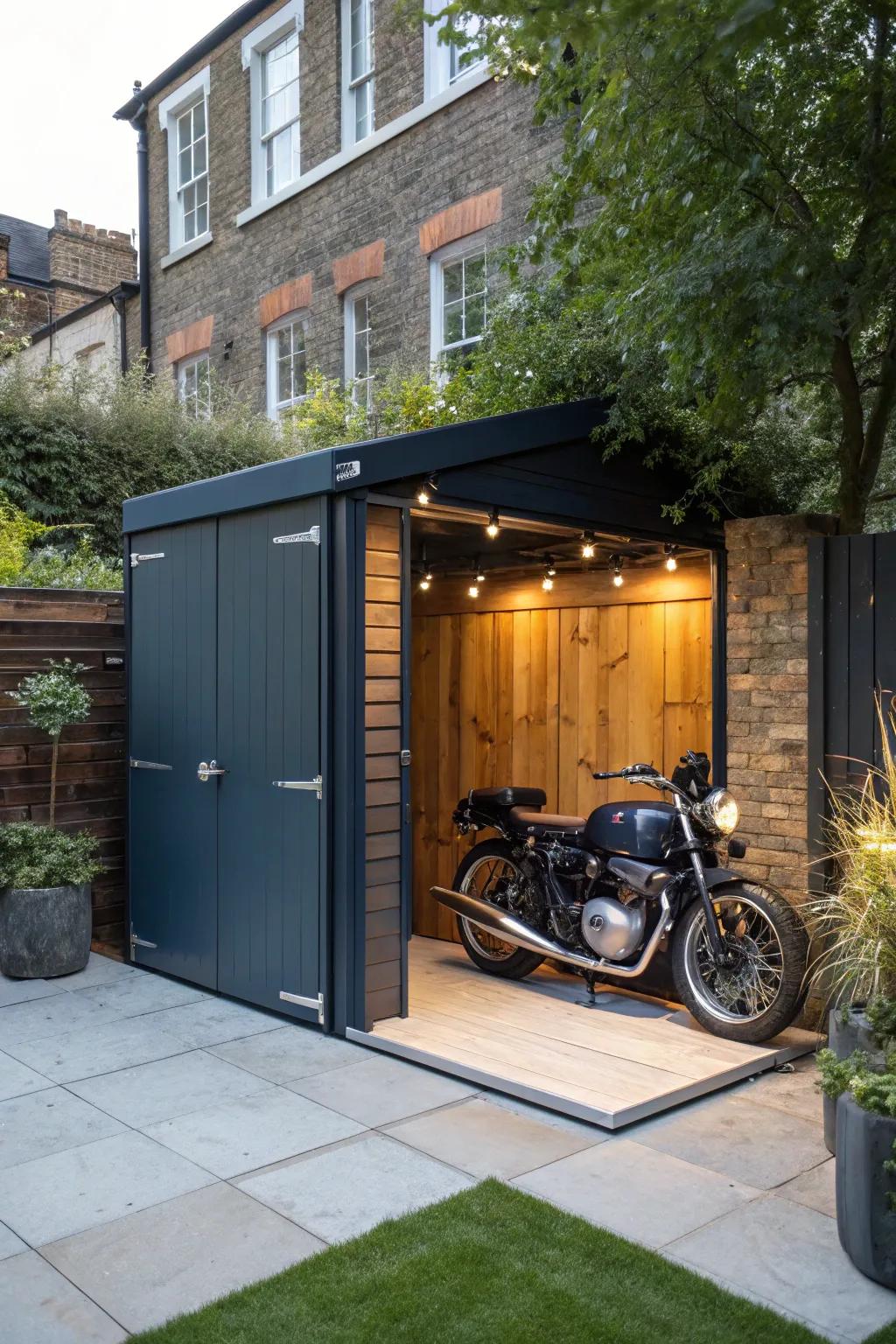 Urban Chic: A stylish solution for city motorcyclists with a taste for craftsmanship.