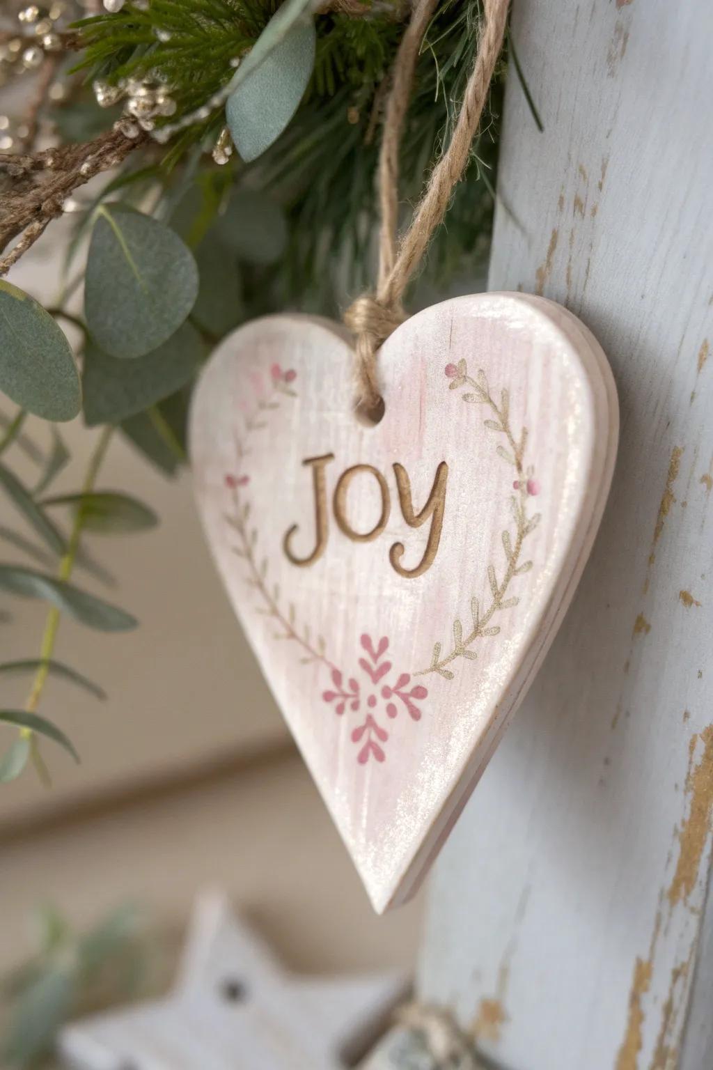 Embrace the charm of nostalgia with this vintage-inspired wooden ornament, perfect for adding a touch of joy to your holiday decor.