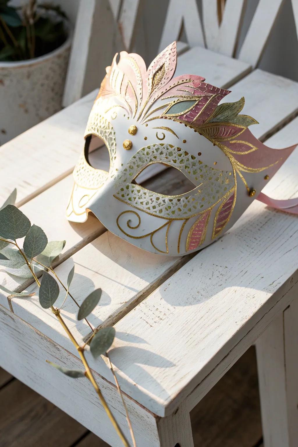 Unleash your inner hero with this charming fantasy mask, blending simplicity with a touch of magic.