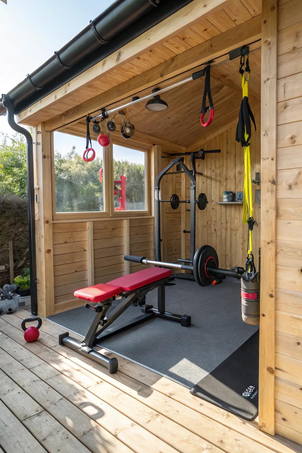 No more excuses: Your ultimate mini gym transformation starts here. 🏋️‍♂️ #CraftedFitness