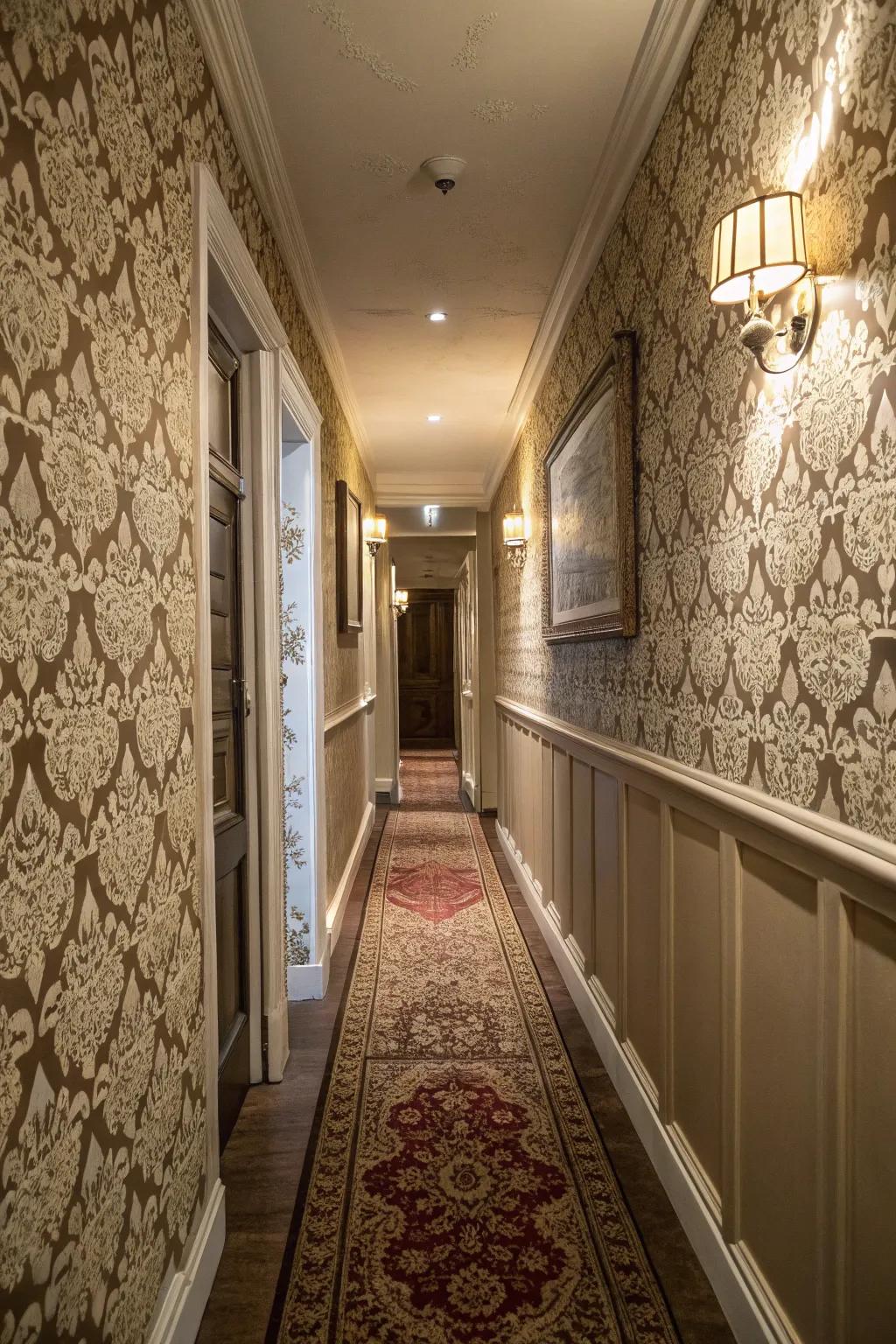 Patterns create dynamic visual interest.