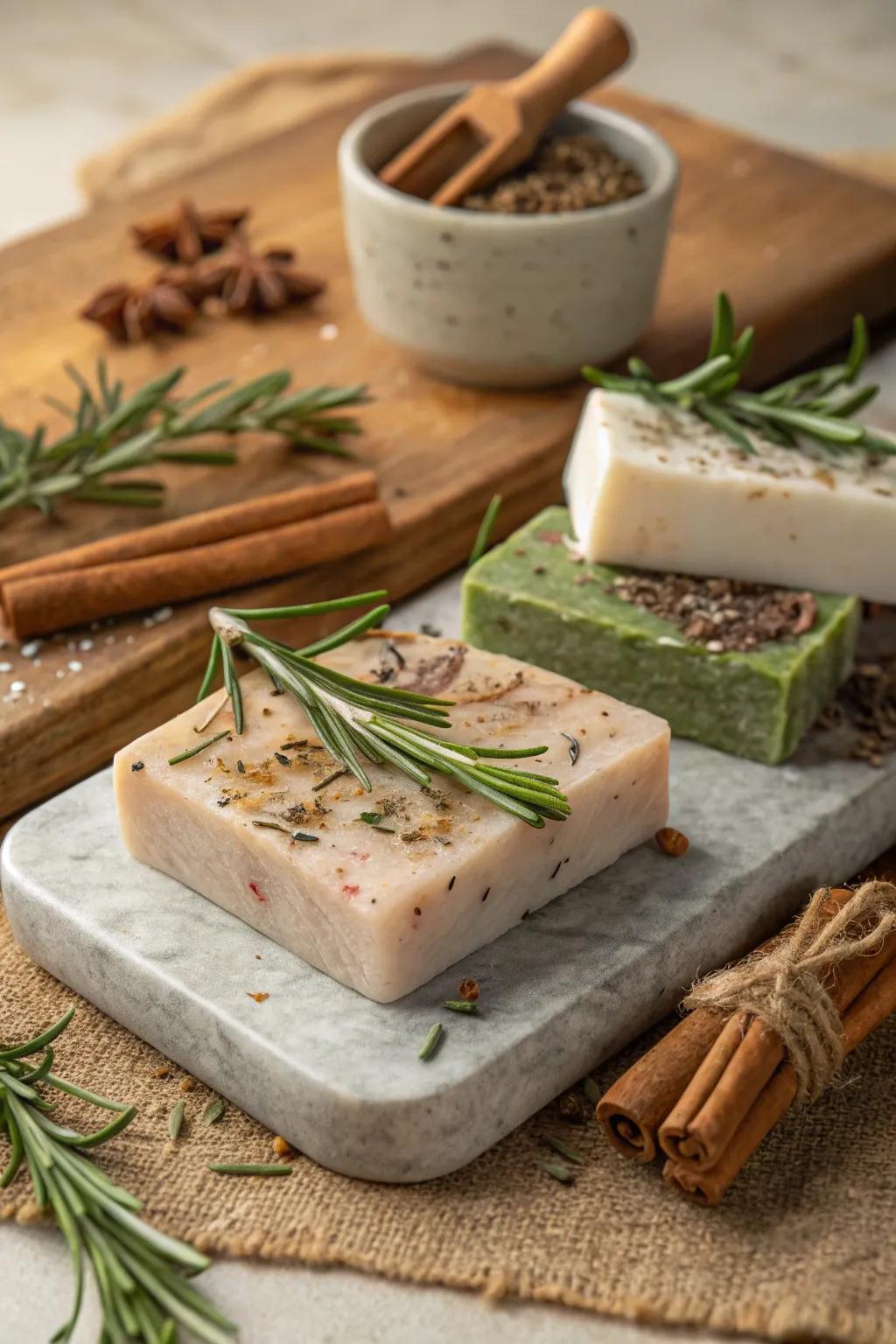 Botanically infused soaps that are as fragrant as they are beautiful.