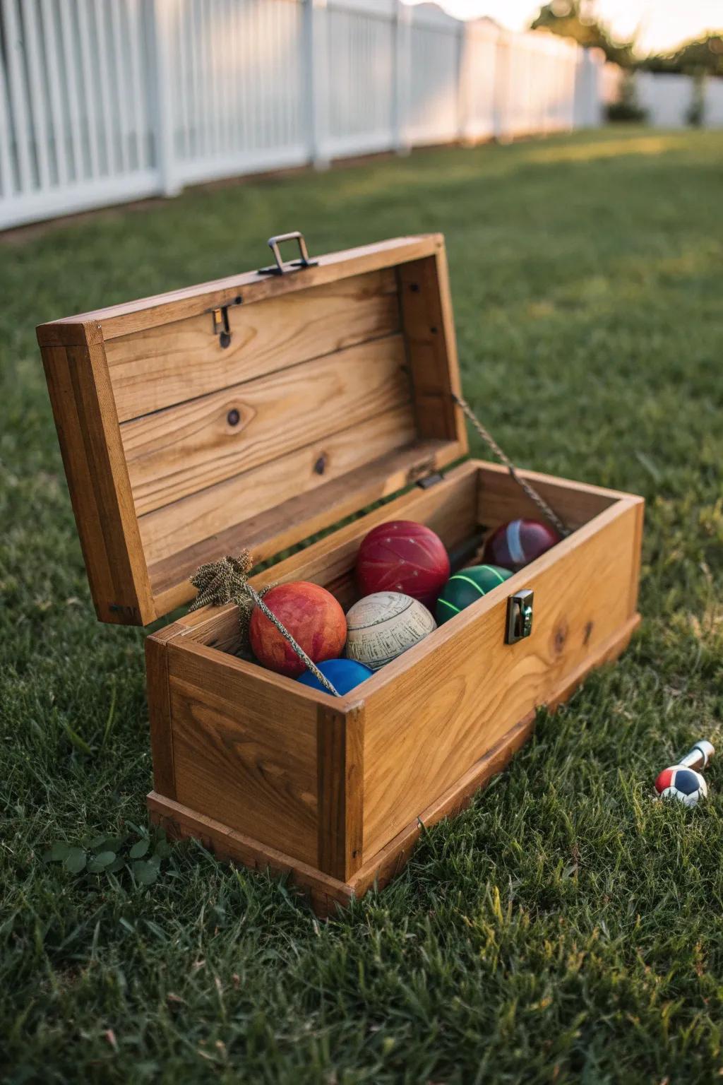 Elevate your outdoor space with a crafted deck box—where function meets style.