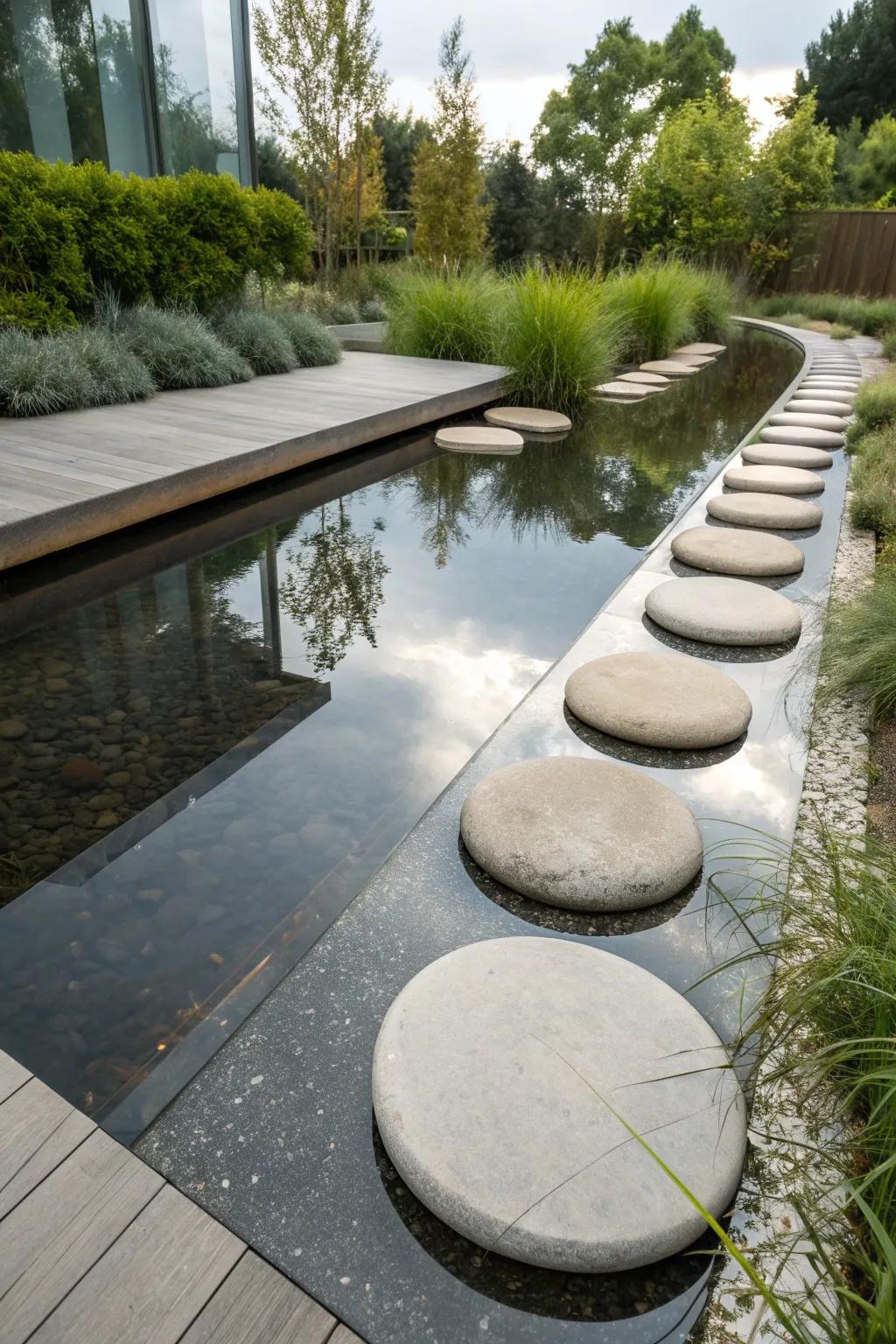 Transform your garden into an enchanted oasis with floating stone illusions.