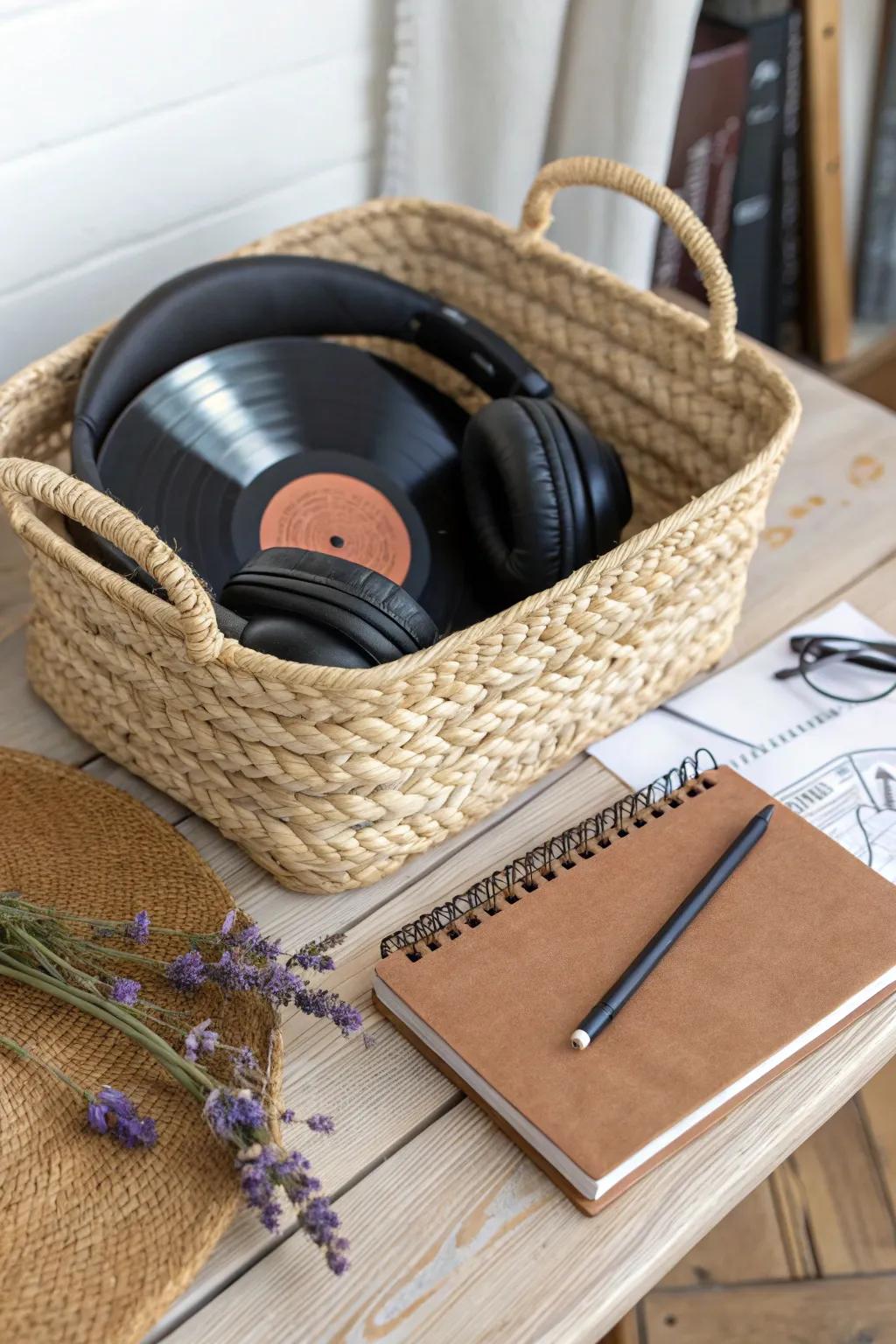 Tune into elegance with the perfect Music Lover’s Gift Basket. 🎶✨