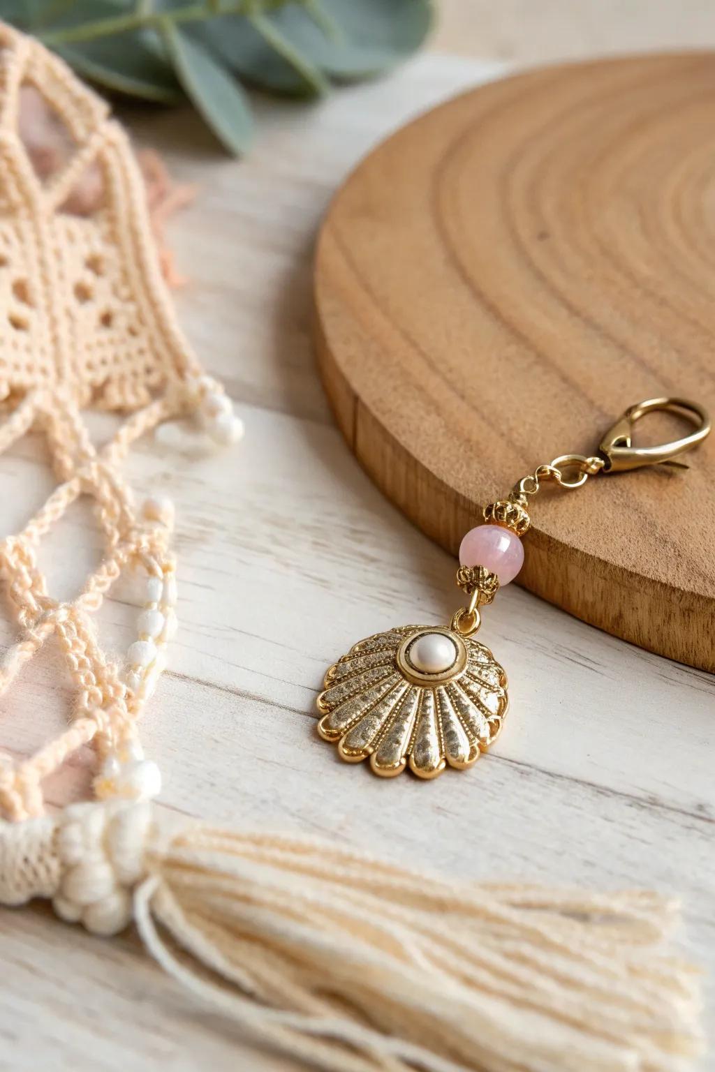 Transform vintage elegance into a treasured charm—perfect for sharing with someone special. #UpcycledJewelry #MinimalistBoho