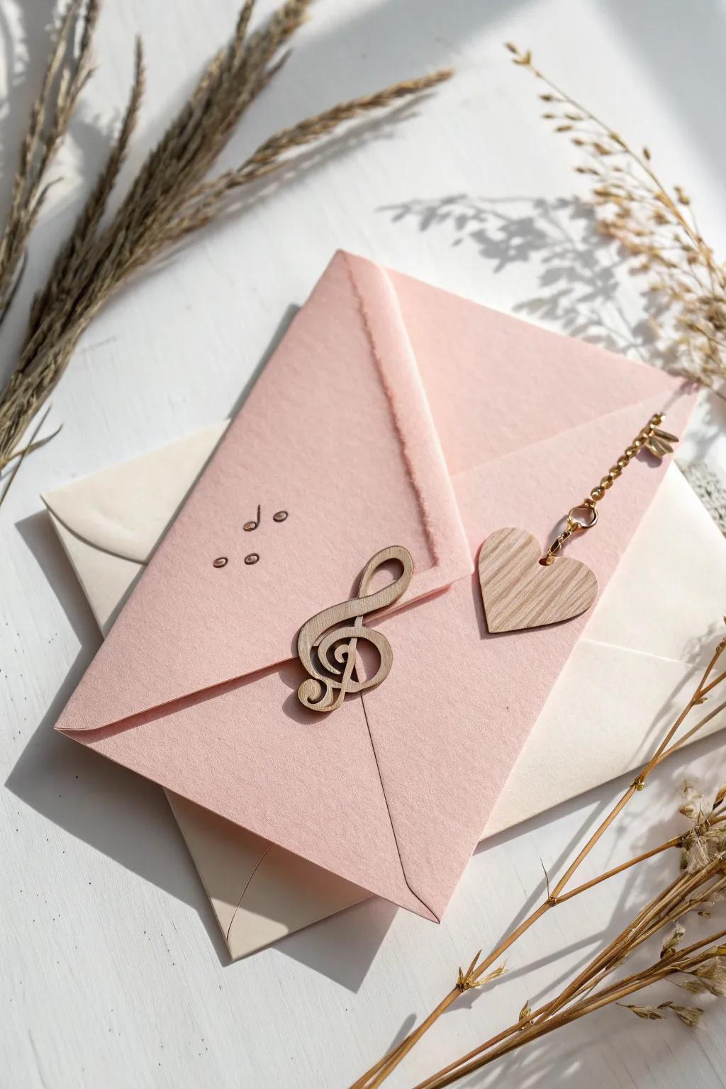 A melody of love in a minimalist design – the perfect Valentine's surprise for him.
