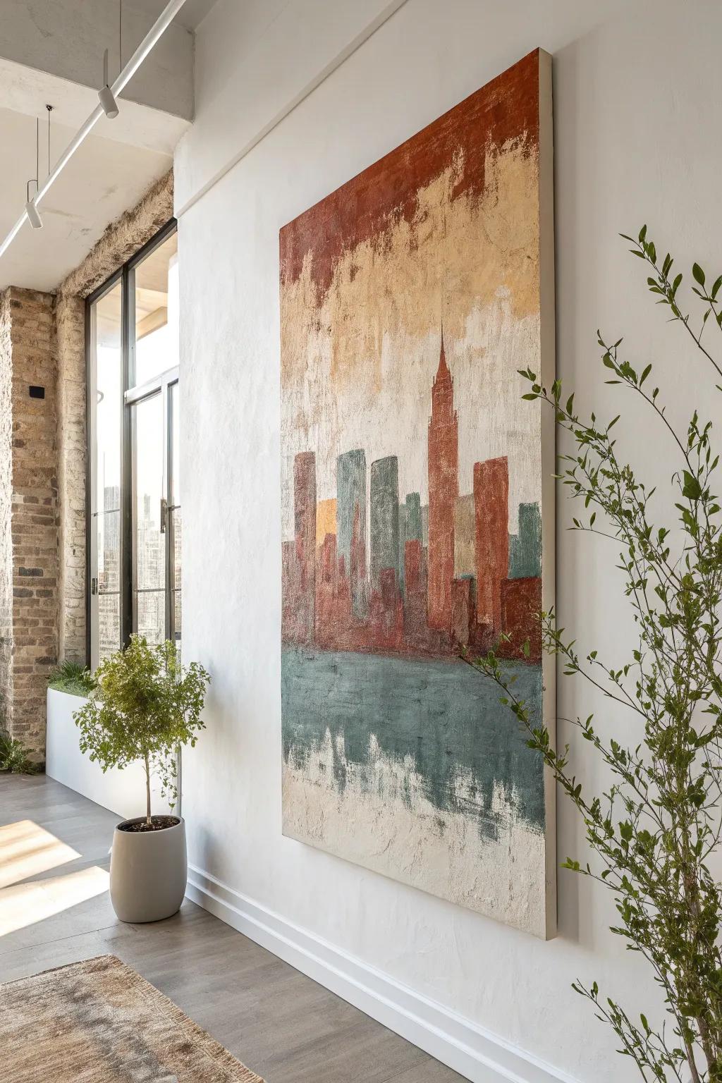 Elevate your space with the tactile beauty of textured canvas art.