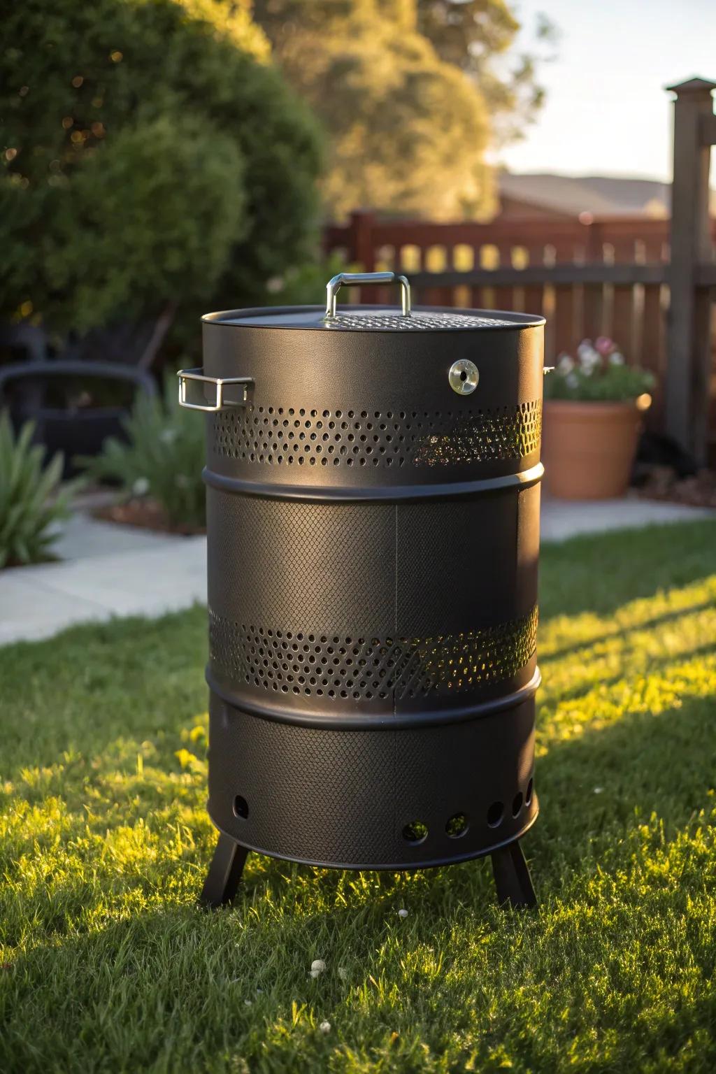 Elevate your outdoor experience with a portable campfire barrel – where style meets functionality for the ultimate adventure.