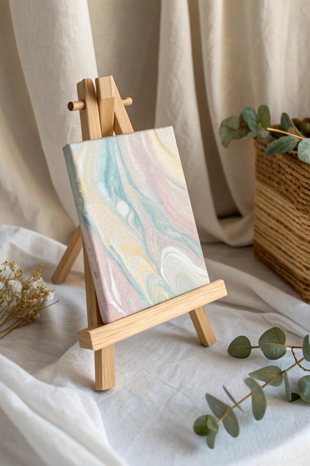 Mess-Free Finger Painting: Embrace Creativity with Minimalist Elegance.